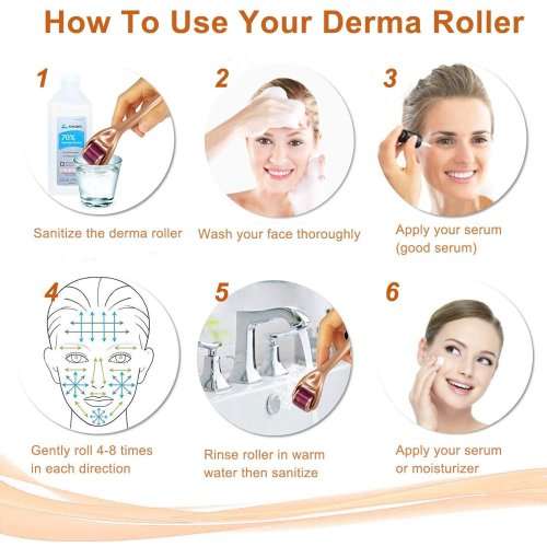 Amazing  6 in 1 Derma Roller System