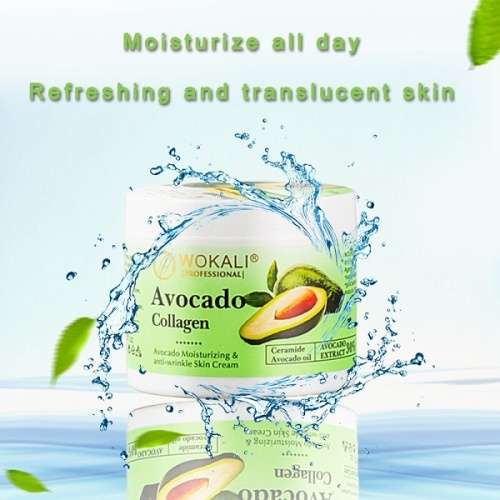 Wokali Avocado Collagen  Anti - Wrinkle , Weather Protection , Whitening and  Firming Cream