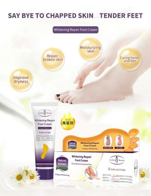 BRILLIANT !!!!!  AICHUN BEAUTY  NATURAL EXTRACT  Moisturizing ,Whitening and Rapid Repair Foot Cream