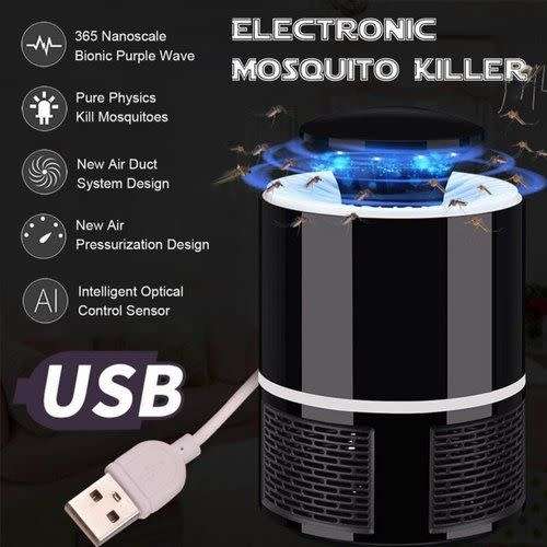 Fantastic and Super Effective Electric Mosquito and Flies Killer USB Lamp