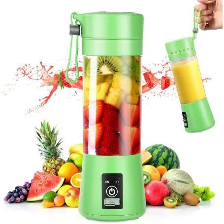 Amazing 380ml Electric USB Rechargeable 4 Blade Portable Juicing Blender / Smoothie Maker