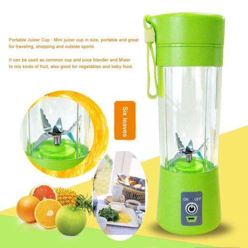 Amazing 380ml Electric USB Rechargeable 4 Blade Portable Juicing Blender / Smoothie Maker