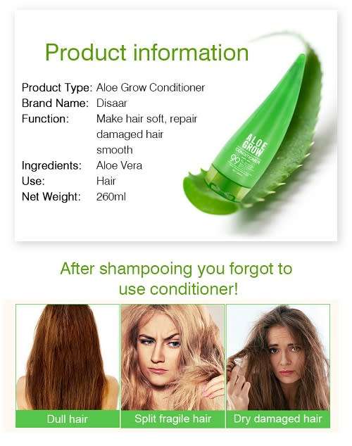 DISAAR ALOE GROW HAIR GROWTH AND HAIR REPAIR CONDITIONER