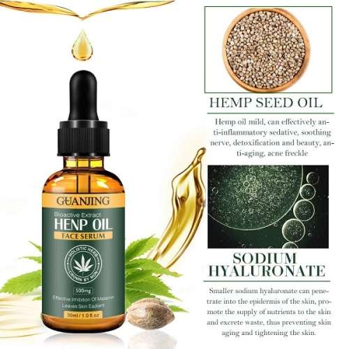 GJ PURE CANNABIS SATIVA BIOACTIVE EXTRACT HENP OIL / SERUM FOR STRESS RELIEF and SKIN REGENERATION