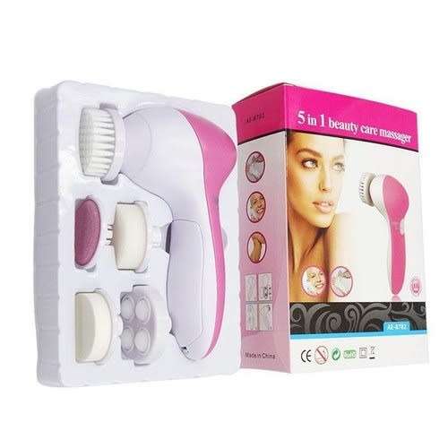 AMAZING  5 IN 1 BEAUTY CARE ELECTRIC FACIAL MASSAGER BRUSH