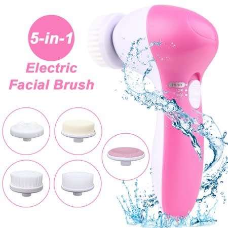 AMAZING  5 IN 1 BEAUTY CARE ELECTRIC FACIAL MASSAGER BRUSH