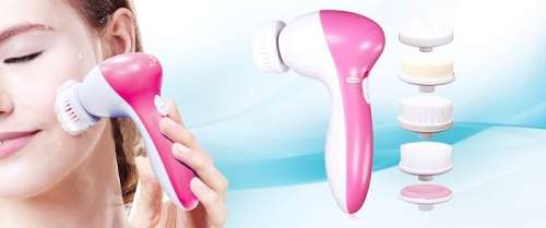 AMAZING  5 IN 1 BEAUTY CARE ELECTRIC FACIAL MASSAGER BRUSH