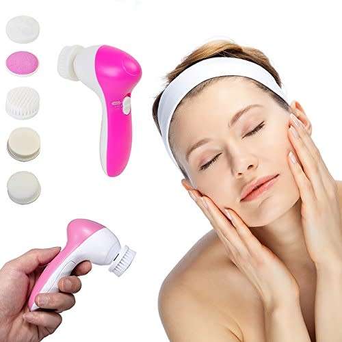 AMAZING  5 IN 1 BEAUTY CARE ELECTRIC FACIAL MASSAGER BRUSH