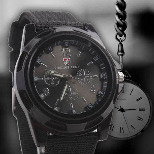 Mens Gemius Army Style Analog Watch