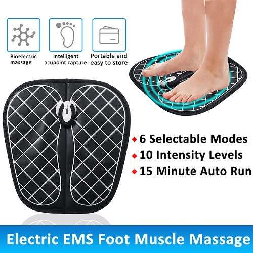 ELECTRIC PAIN and SORE MUSCLE RELIEVING EMS FOOT MASSAGER and MUSCLE STIMULATOR