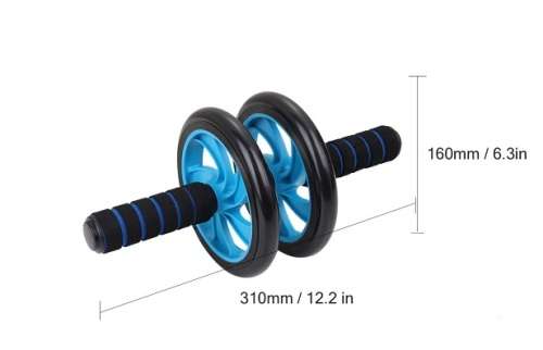 NUTRILITE ABS and CORE MUSCLE BUILDING WHEEL ABDOMINAL WORKOUT MACHINE with  FREE KNEE PAD