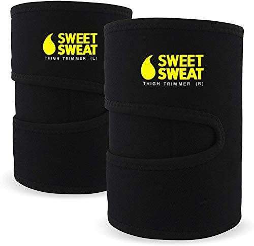 LADIES SWEET SWEAT THIGH COMPRESSION , MUSCLE and CORE SUPPORT BELTS  ( 1 X PAIR )