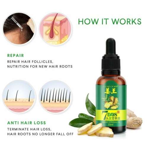 AMAZING 7DAYS GINGER GERMINAL HAIR RE - GROWTH SERUM