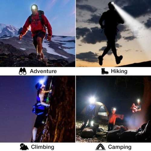 High Powered   Sport , Camping , Cycling , Hiking and Allround Outdoor Utility LED Headlamp