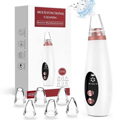 Rechargeable Multifunctional LED Vacuum Blackhead Remover and Deep Pore Cleaner