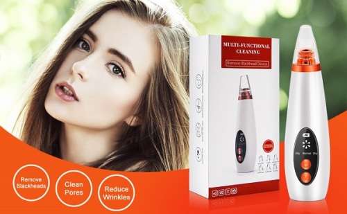 Rechargeable Multifunctional LED Vacuum Blackhead Remover and Deep Pore Cleaner