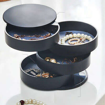 Stunning 4 Tier Rotating Jewellery Box