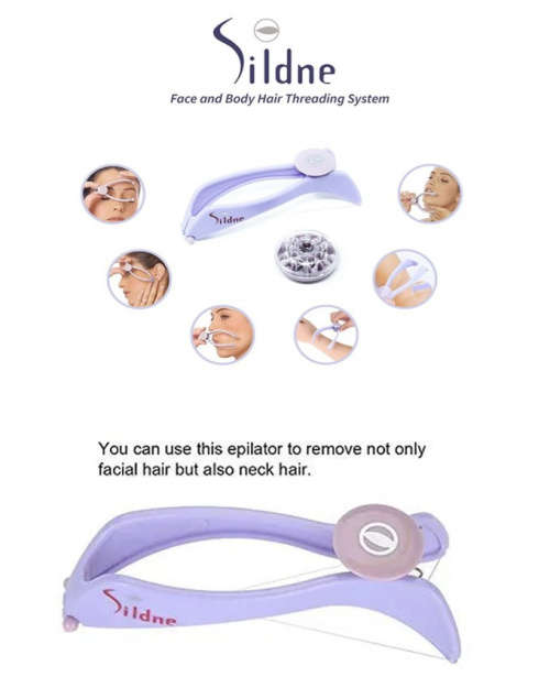 Sildne Threading Face and Body Hair Removal Epilator System