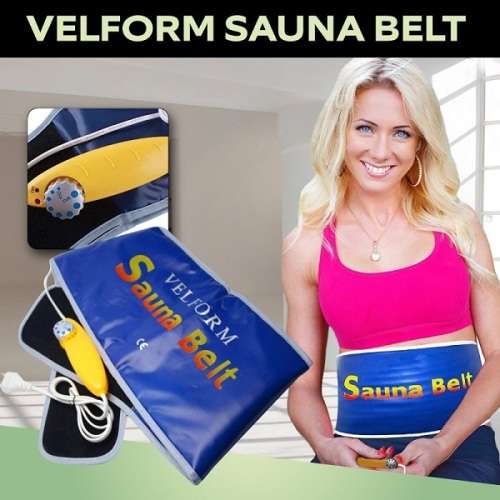 VELFORM SAUNA BODY SLIMMING BELT with FREE TAPE MEASURE
