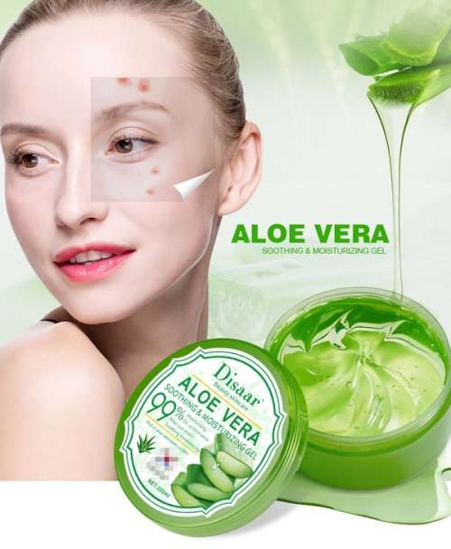 DISAAR Soothing and Moisturizing 99%  Aloe Vera Skin Repair and Skin Protection Gel
