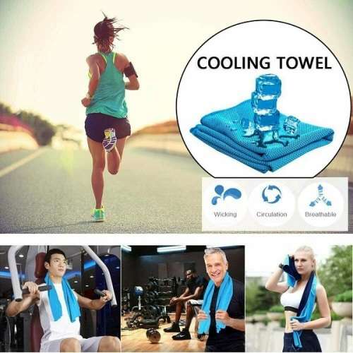 CHILLMATE Instant Cooling and Fatigue Relief  Yoga , Gym  , Outdoor Adventure and Sports Towel