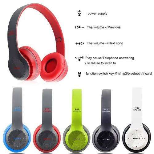 Wireless Headphones P47 5.0 + EDR Wireless Bluetooth Headphones