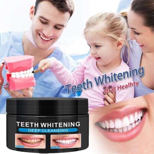 Bamboo Charcoal Teeth Whitening Powder and Deep stain Remover