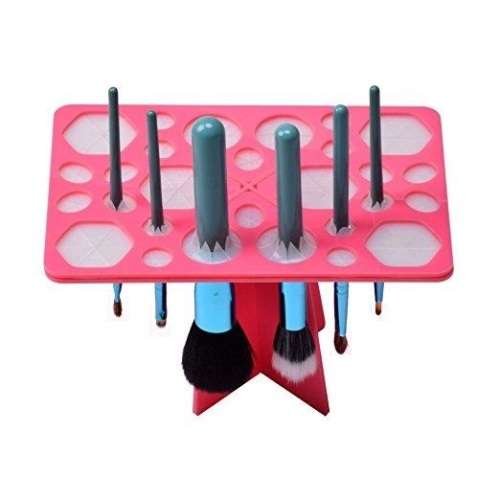 Makeup Brush Holder and Air Drying Rack