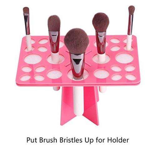 Makeup Brush Holder and Air Drying Rack