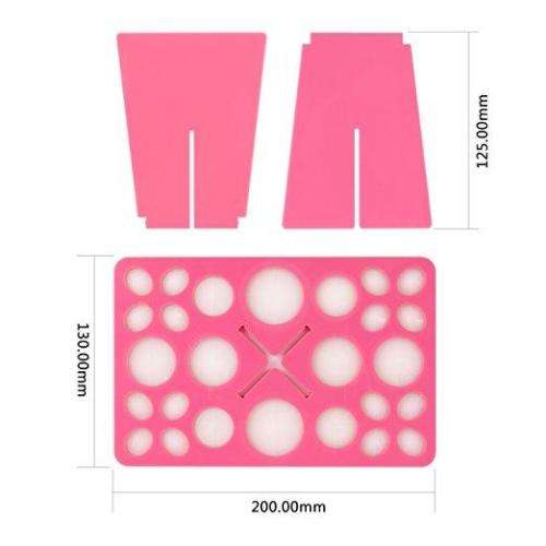 Makeup Brush Holder and Air Drying Rack