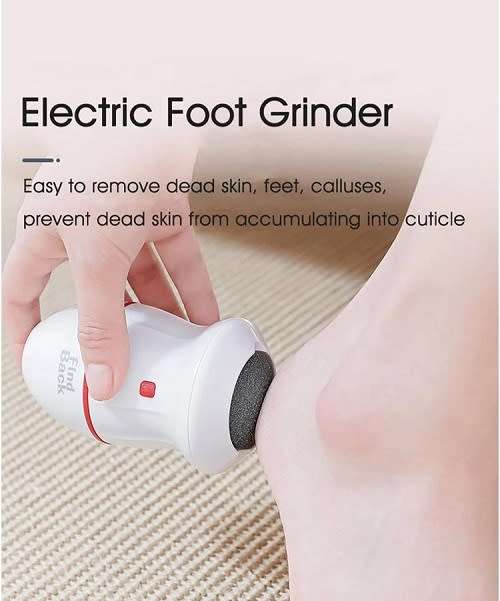 HIGH POWERED and COMPACT CALLUS REMOVER and FOOT FILE WITH BUILTIN VACUUM