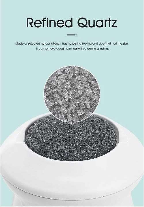 HIGH POWERED and COMPACT CALLUS REMOVER and FOOT FILE WITH BUILTIN VACUUM