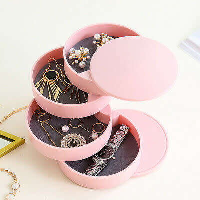 Stunning 4 Tier Rotating Jewellery Box