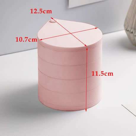 Stunning 4 Tier Rotating Jewellery Box
