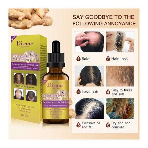 AMAZING GINGER  ANTI - HAIR LOSS , HAIR RE - GROWTH  and  BEARD HAIR GROWTH SERUM
