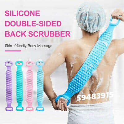 Amazing Double Sided Back Scrubber and Skin Exfoliator