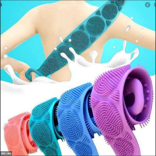 Amazing Double Sided Back Scrubber and Skin Exfoliator