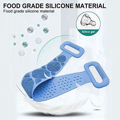 Amazing Double Sided Back Scrubber and Skin Exfoliator