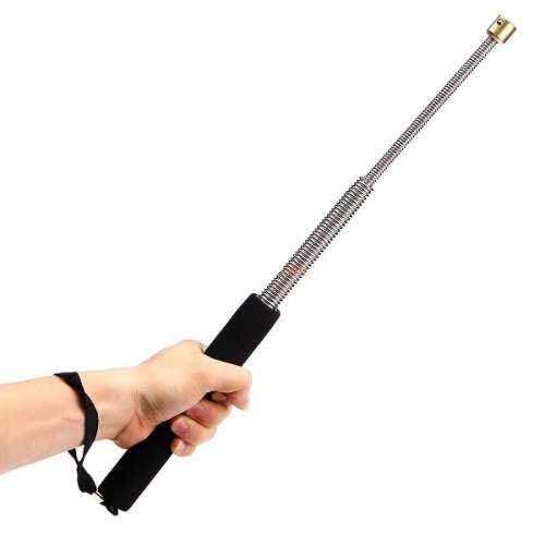 Heavy Duty Professional Titanium Expandable Spring Baton for Self-Defense and Personal Security
