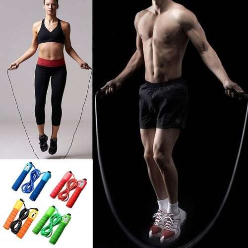 Adjustable Speed Exercise and Fitness Digital Skipping / Jump  Rope with Counter