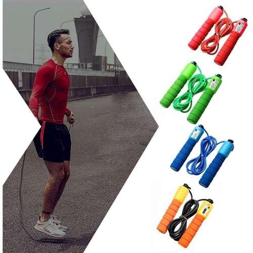 Adjustable Speed Exercise and Fitness Digital Skipping / Jump  Rope with Counter