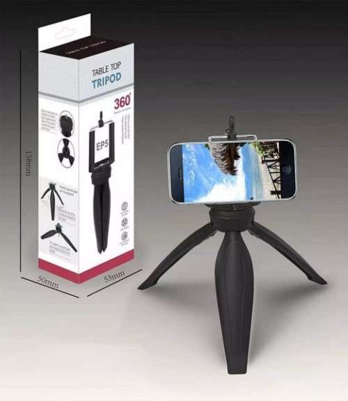 Brilliant Mini Table Top Selfie Stand Tripod Holder for Smartphones