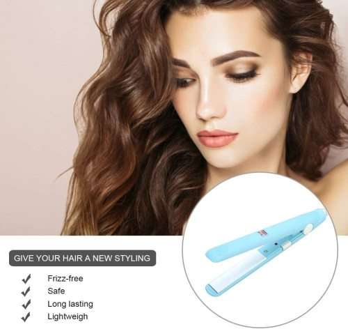 Portable Ceramic Travelling and Home Mini Hair Styling Hair Straightener Flat Iron