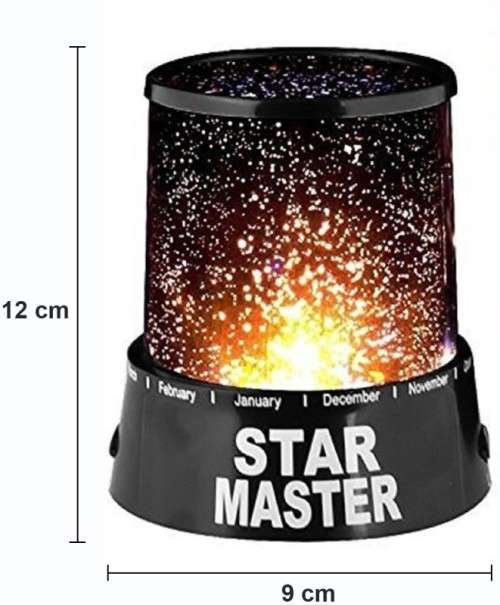 STUNNING STARMASTER DAZZLING GALAXY and STARS PROJECTOR NIGHT LIGHT / LAMP
