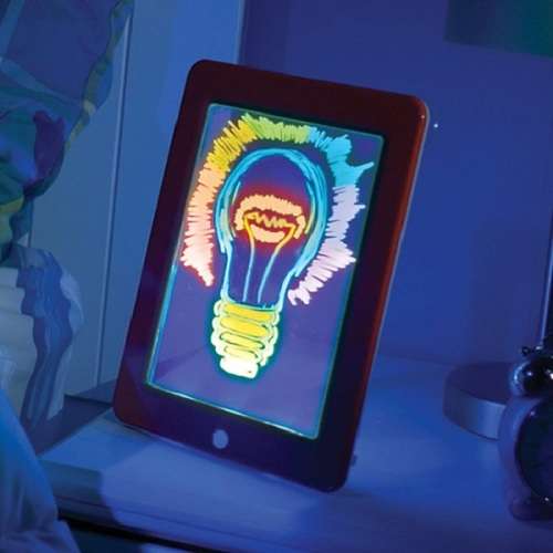 BRILLIANT LIGHTUP MAGICPAD SKETCH , CREATIVITY , EDUCATIONAL and EARLY SKILLS DRAWING PAD