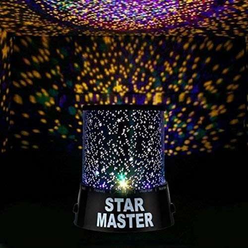 STUNNING STARMASTER DAZZLING GALAXY and STARS PROJECTOR NIGHT LIGHT / LAMP