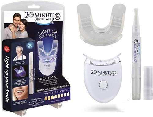 20 Minute Dental White Teeth Whitening and Stain Removal UV Light Treatment