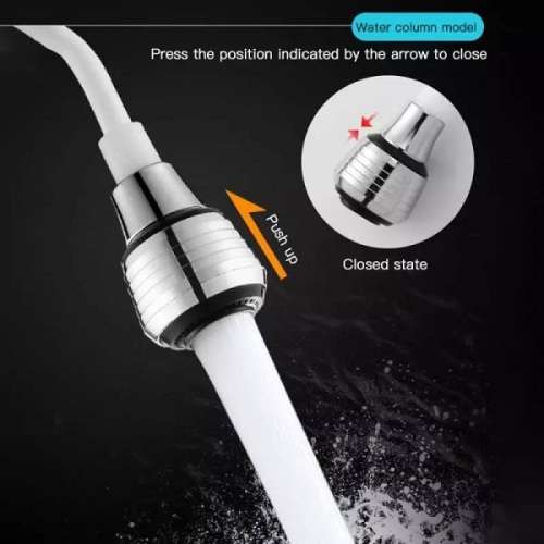 Super Sleek and Convenient Restaurant Style Flexible Kitchen Faucet Adapter