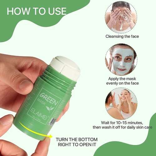 PAQIMAN  GREEN TEA FACIAL SKIN REPAIR , CLEANSING and REFRESH BEAUTY TREATMENT MASK