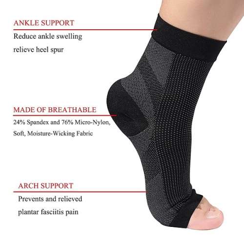 Pain Relief and Anti - Fatigue Compression Medical Foot Sleeves
